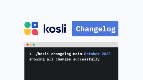 Kosli Changelog - October 2023 main image